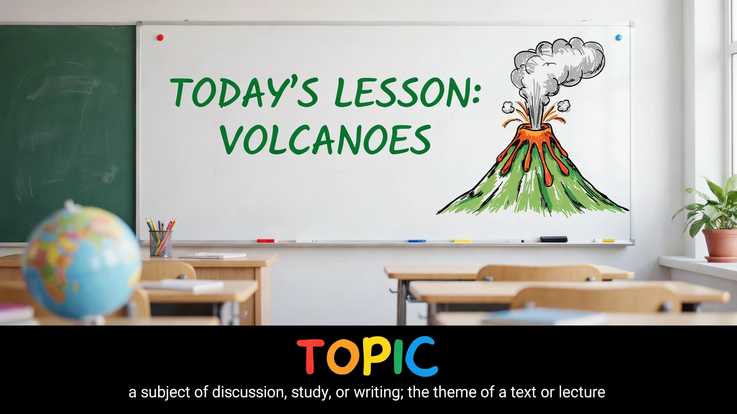 English Illustration for topic